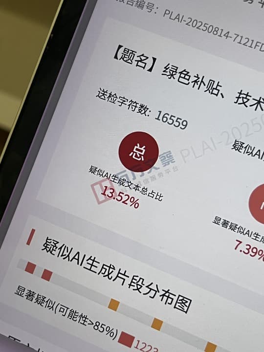 我宣布这个就是降AI率最牛的!